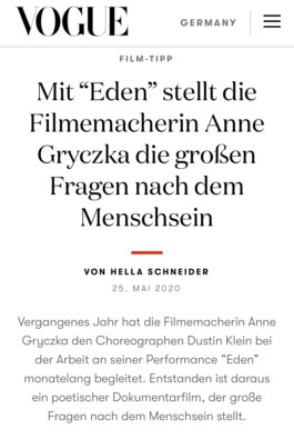 Dustin Klein Choreography